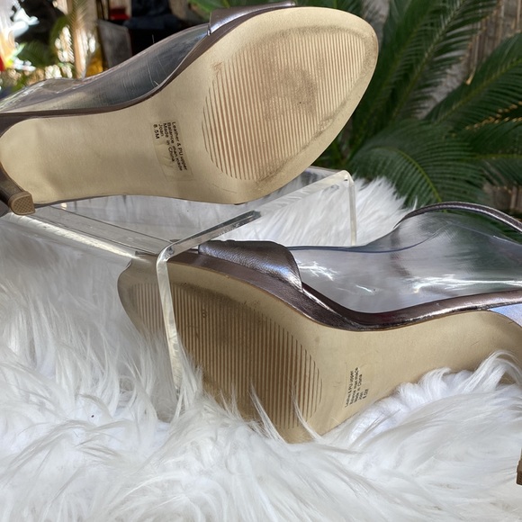 ▪️🔘▪️GORGEOUS ANKLE STRAP PLATINUM BOW HEEL▪️🔘▪️ - Picture 4 of 4